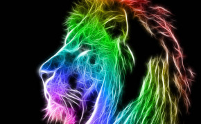 Cool Abstract Lion Wallpaper 1440x1280 59833