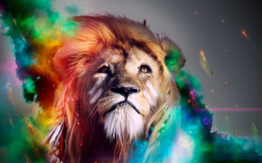 Cool Abstract Lion Wallpaper 1920x1200 59836
