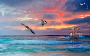 Sailing Ship Background HD Wallpapers 61848