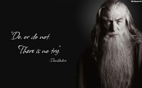 Dumbledore Try Quotes Wallpaper 05724