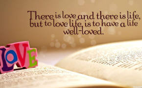 Love Is Life Best Quotes HD Wallpaper 05800