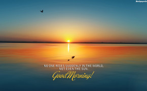 Sunrise Bird Good Morning Quotes Wallpaper 05858