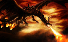 Fire Dragon Wallpaper HD 06100