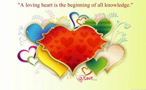 Love Loving Heart Quotes Wallpaper 05807
