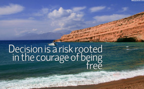 Decision Courage Quotes Wallpaper 05717