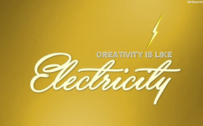 Creativity Is Like Electricity Quotes Wallpaper 05703