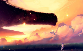 Anime Clouds Wallpaper 1920x1080 64320