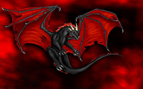 Black Red Dragon HD Photo 05960