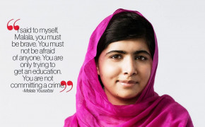 Be Brave Malala Yousafzai Quotes Wallpaper 05640
