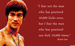 Bruce Lee Practiced Quotes Wallpaper 05657