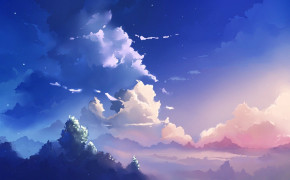 Anime Clouds Wallpaper 1920x1080 64318