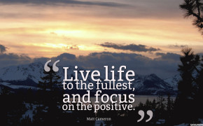 Focus On The Positive Quotes Wallpaper 05739