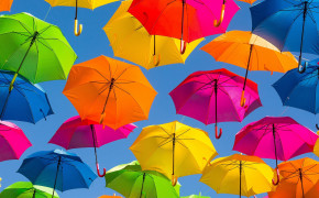 Colorful Umbrella Wallpaper 3840x2400 64496