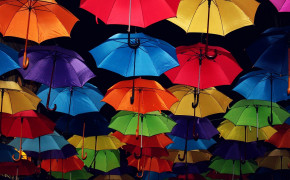 Colorful Umbrella Wallpaper 1920x1080 64491