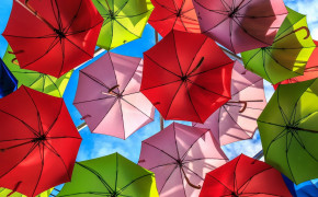 Colorful Umbrella Wallpaper 1920x1200 64493