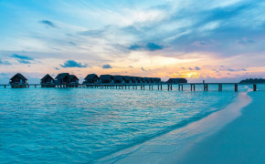 Sunset Maldives Wallpaper 1090x700 67807