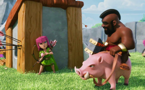 Clash of Clans Ride of The Hog Riders Game Wallpaper 00661