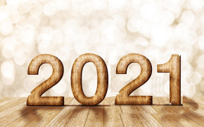 Wooden Letter New Year 2021 Wallpaper 72655
