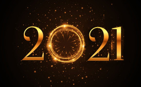 Golden Firework New Year 2021 Wallpaper 72626