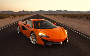 Orange McLaren 570GT HD Background Wallpaper 73209
