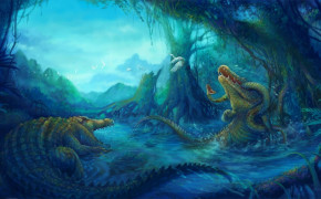 Alligator Wallpaper HD 73538