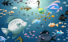 Virtual Fish Tank Aquarium Wallpaper 06596