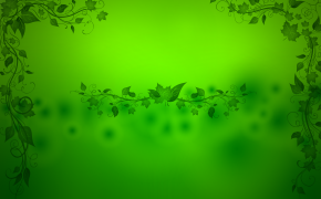 Cool Abstract Green Wallpaper 06501