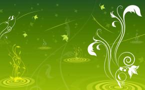 Green Swirl Designs Wallpaper 06522
