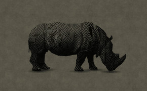 Rhino Desktop Widescreen Wallpaper 78496