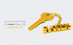 Success Key Motivational Quotes Wallpaper 00869