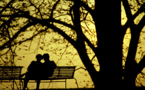 Silhouettes of Lovers Pics 07257