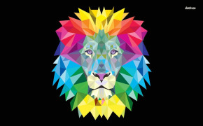 Rainbow Lion HD Desktop Wallpaper 78062