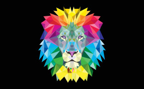 Abstract Lion HD Background Wallpaper 76010