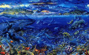 Sea Life Wallpaper 3405x1718 82383