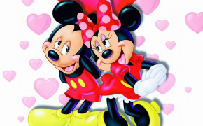 Mickey And Minnie Mouse Love Widescreen Wallpapers 08000