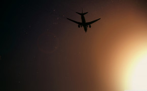 Airplane At Night Pics 07486