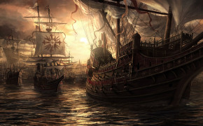 Pirate Ship Wallpaper 08044