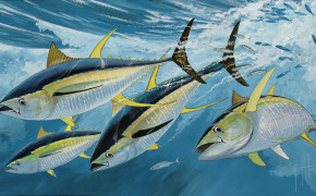 Tuna Fish Wallpaper 1918x1023 81762