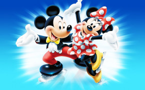 Mickey And Minnie Mouse Background Wallpaper 07982