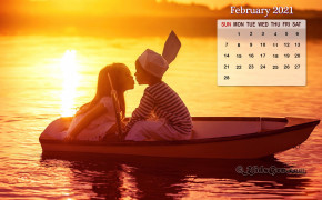 February 2021 Calendar Kids Love Wallpaper 72216