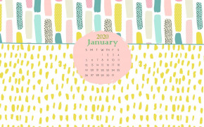 January 2021 Calendar Vector Wallpaper 72250