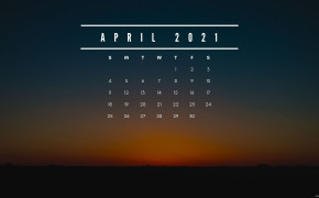 April 2021 Calendar Sunset Wallpaper 72175