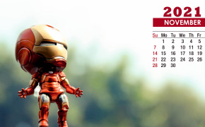 November 2021 Calendar Iron Man Wallpaper 72319