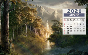 August 2021 Calendar Fantasy Wallpaper 72185