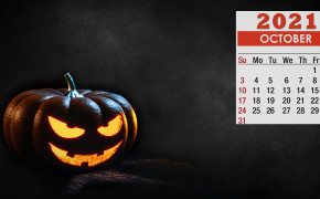 October 2021 Calendar Pumpkin Wallpaper 72331