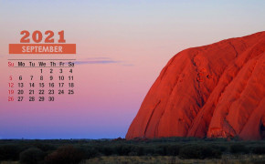 September 2021 Calendar Uluru HD Wallpaper 72337