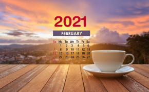 February 2021 Calendar Tea Cup Wallpaper 72228