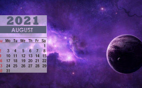 August 2021 Calendar Galaxy Wallpaper 72186
