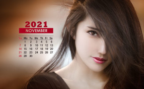 November 2021 Calendar Girl Wallpaper 72318