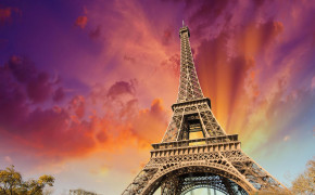 The Eiffel Tower Desktop Widescreen Wallpaper 83642